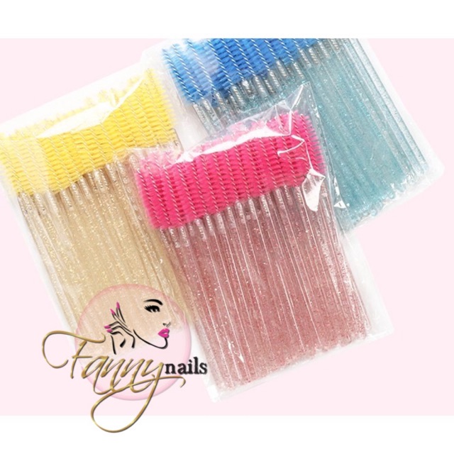 (SATUAN) Crystal Mascara wand spoolie eyelash extension / sikat bulu mata eyelash extension