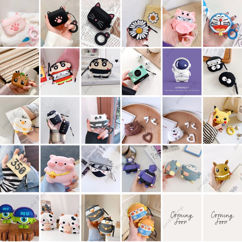 [PREMIUM CASE] Airpods Pro / Baseus W3 / Minibest M3 M5 / Inpods 13/ I13 Cat Paw Claw Silicone Pelin