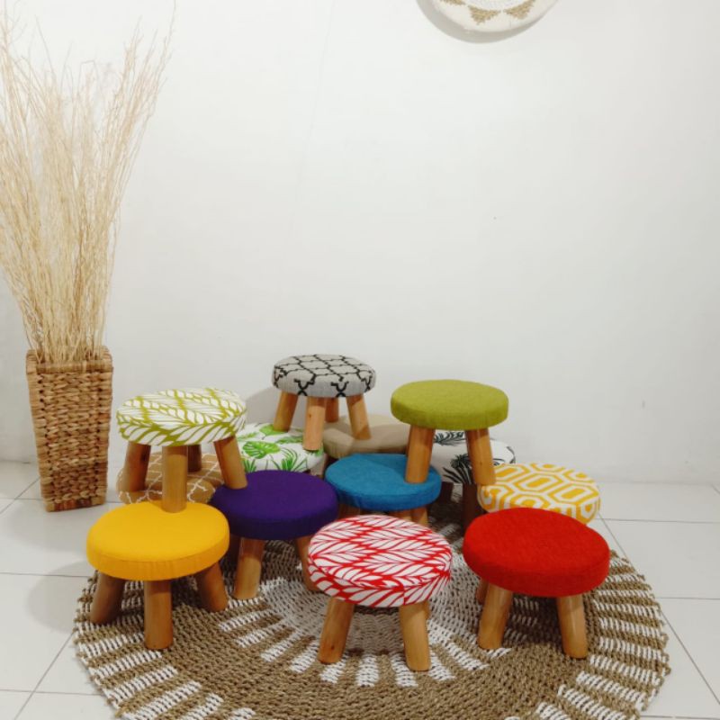 SOFA KECIL / KURSI KECIL / BANGKU / STOOL BULAT