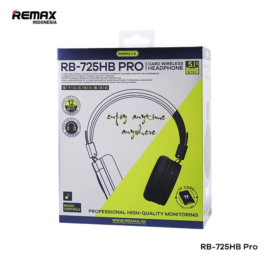 REMAX Card Wireless Headphone RB-725HB PRO