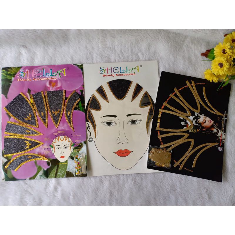 Aneka Stiker Paes Prada Aksesoris Fashion Rambut Cantik