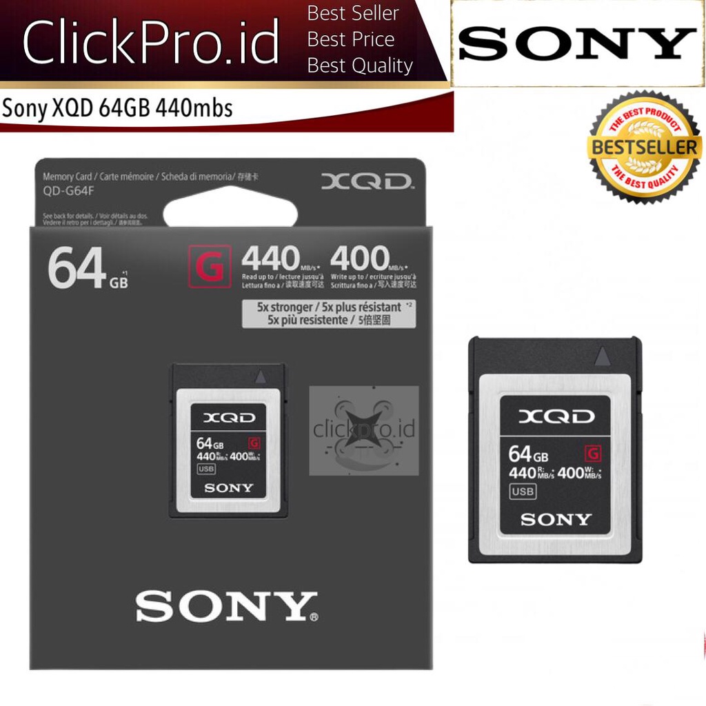 Sony 64GB G Series XQD Memory Card Sony XQD