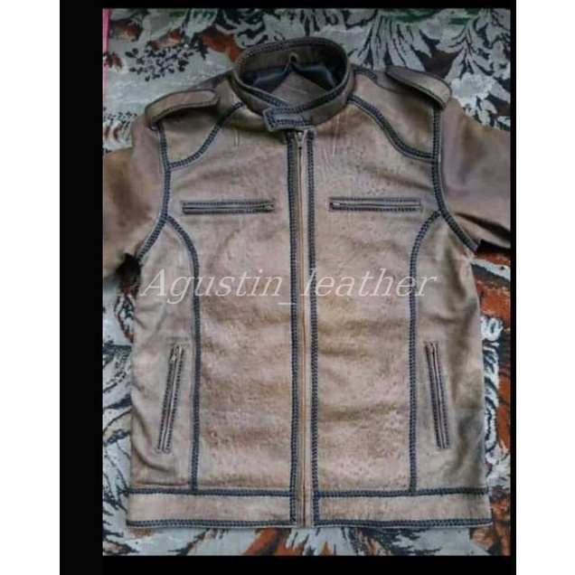 jaket kulit domba jaket kulit pria bahan super