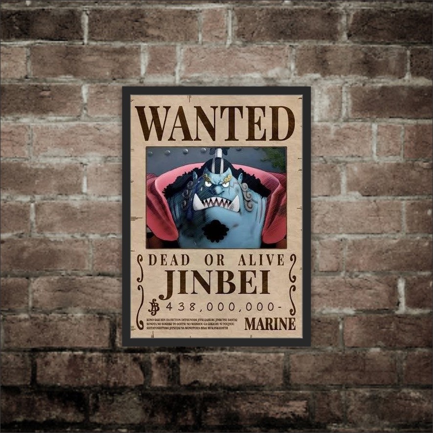 Poster Anime one piece wanted Hiasan Dinding Kamar wall decor-2