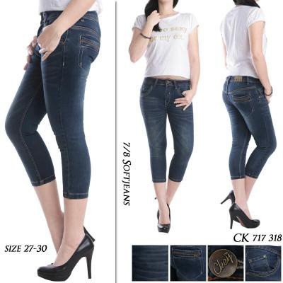 Celana Jeans 7/8 Kantong Bobok CK 717 317 / 318