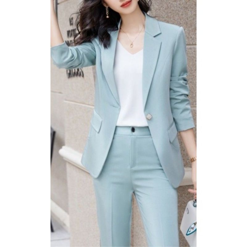 setelan jas blazer wanita setelan jas blazer kantor setelan jas blazer formal