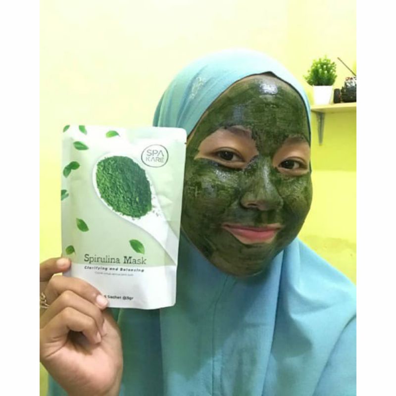 Spakare Spirulina Mask - New Product - Masker Spirulina Terbaru  - Premium