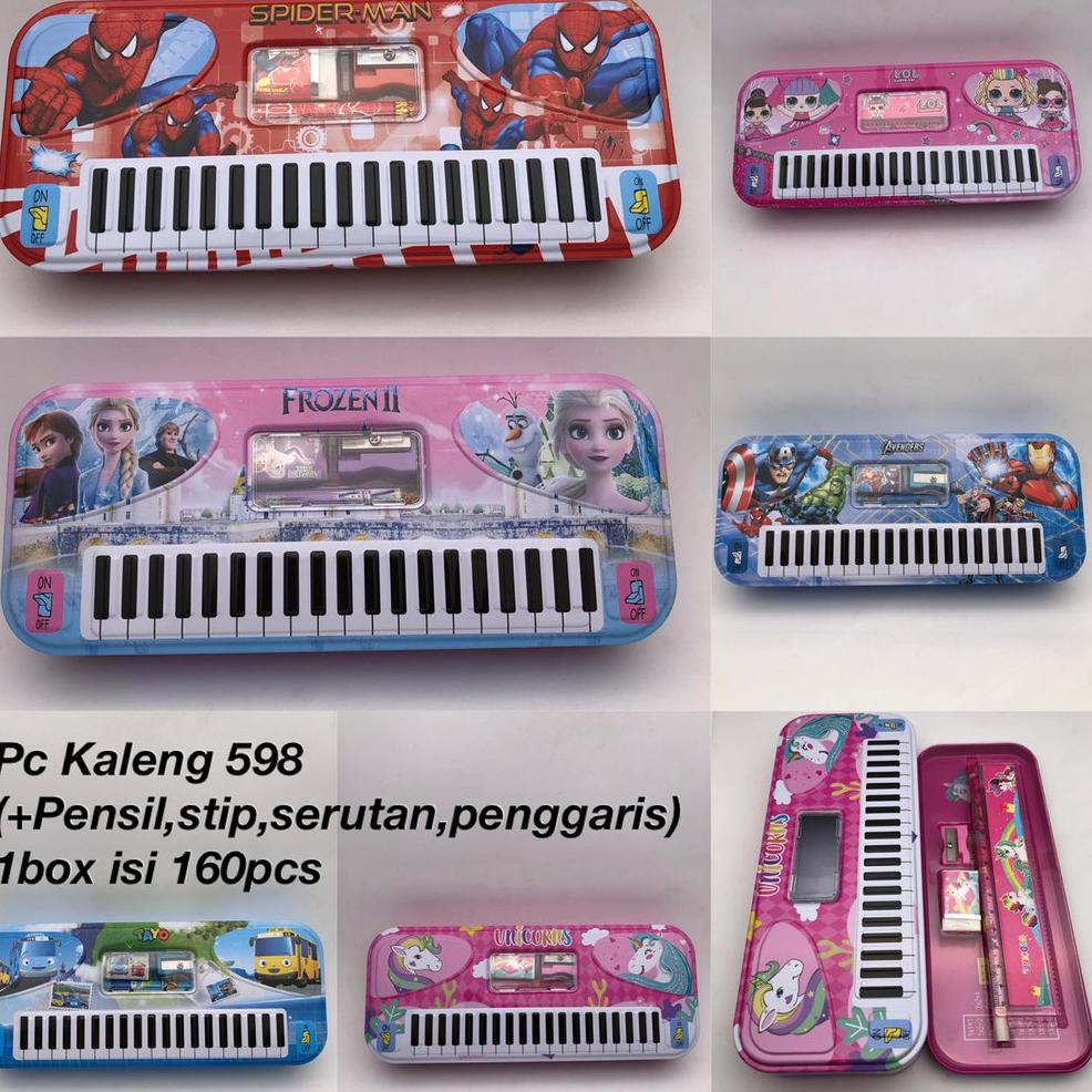 

[PRODUK HN9QM] FREE BUBBLE WRAP + DUS Tempat Pensil 2 Tingkat Piano Study Set 598/ 7051 KKR