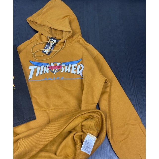 HOODIE TRASHER KUNING