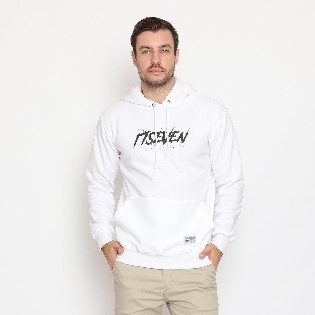 

17Seven Original Sweater Hoodie Jumper Sablon Pria 0128-SCRATWHITE