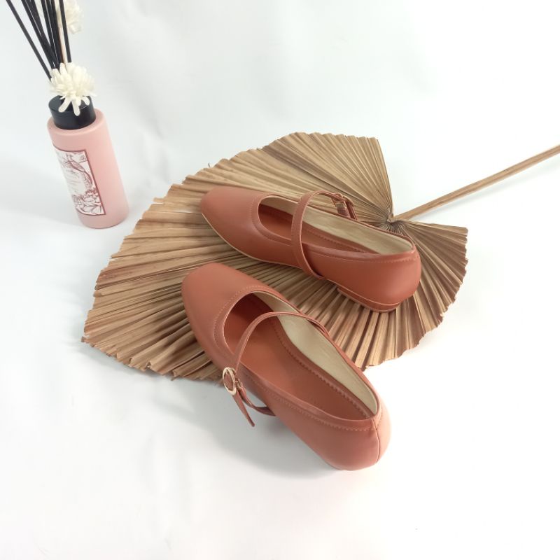 VNL 0104 Aline Flatshoes | Sepatu Wanita | Sepatu Flatshoes | Flatshoes Casual | Sepatu Hak 2cm