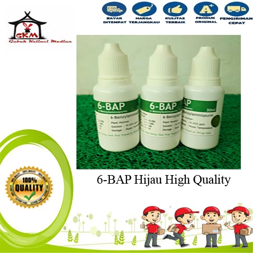 Hormon 6 BAP Hijau 30ml Benzylaminopurine penumbuh tunas keiki tanaman