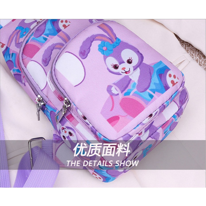 Tas StellaLou Disney Fashion Cewe Kartun Kelinci Tas Gadis Bahu Selempang Lucu