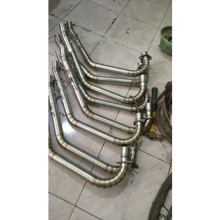 knalpot japstyle tiger gl megapro verza scorpio leher full cacing-leher cacing