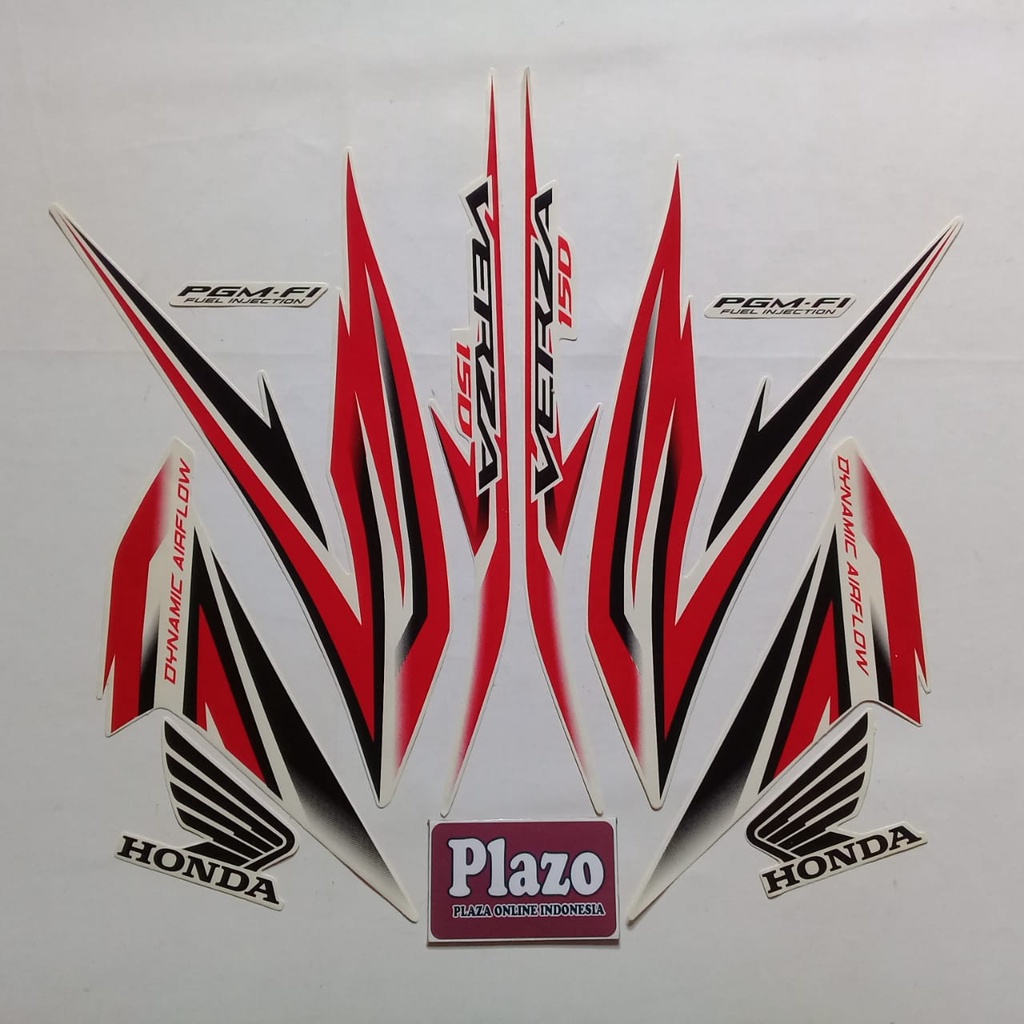 stiker striping lis motor honda verza 150 2015 putih