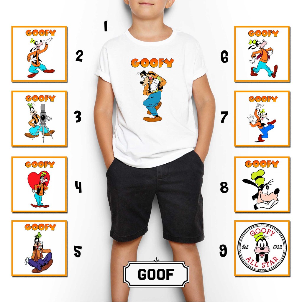 [KAOS ANAK] Goofy oblong custom tshirt laki perempuan boy girl santai rumah nama katun cotton