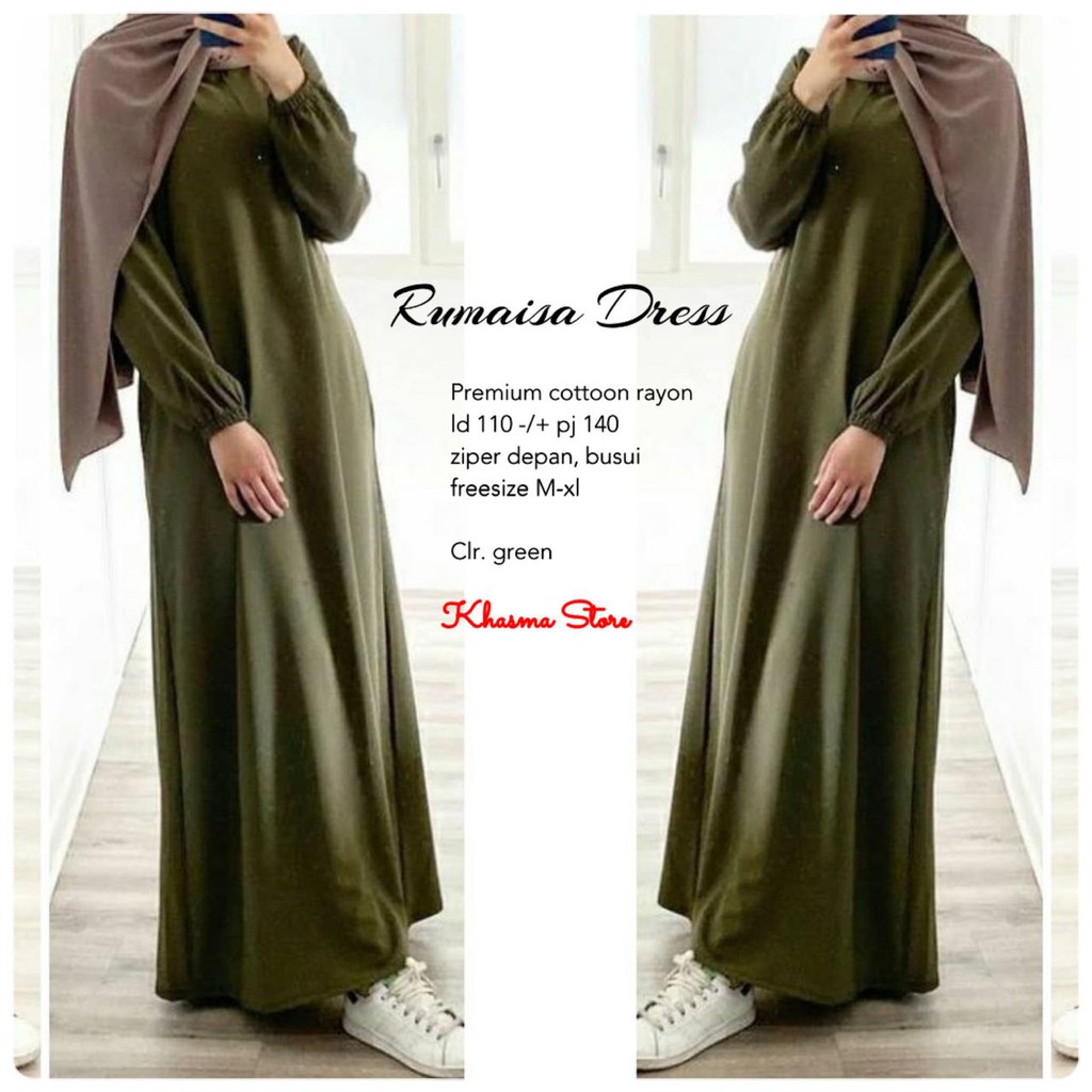 gamis rumaisha dress khasma