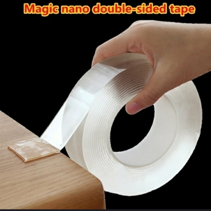 

PEREKAT-PENGIKAT- NANO TAPE SUPER KUAT 2CM X 2M, DOUBLE TAPE BENING -PENGIKAT-PEREKAT.