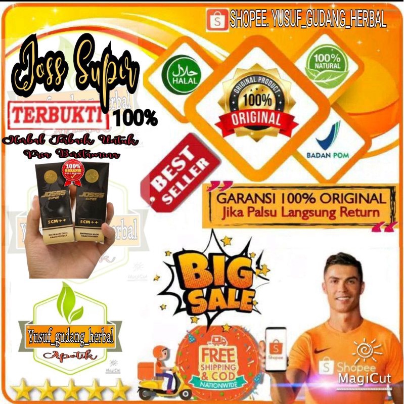 (BISA COD )Joss Super - Herbal Terbaik Untuk Pria Berstamina