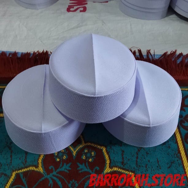 BESTSELLER Peci kopiah kalbut Putih songkok Putih Peci Habib Bahar