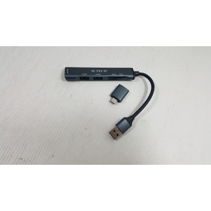 USB HUB 3.0 3PORT + OTG TYPE C CR50 5IN1