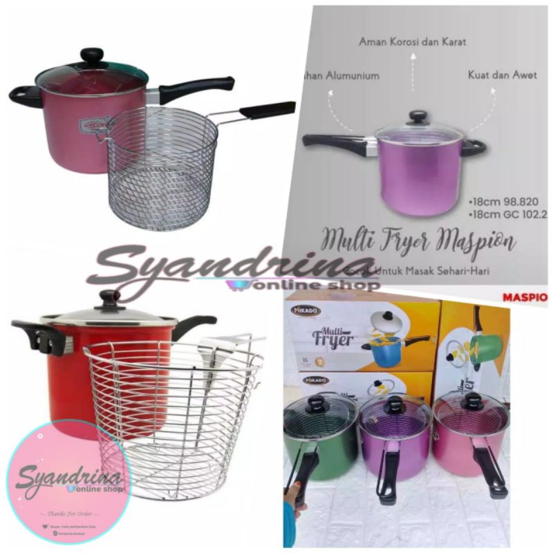 

TERMURAH !! MULTI FRYER MASPION