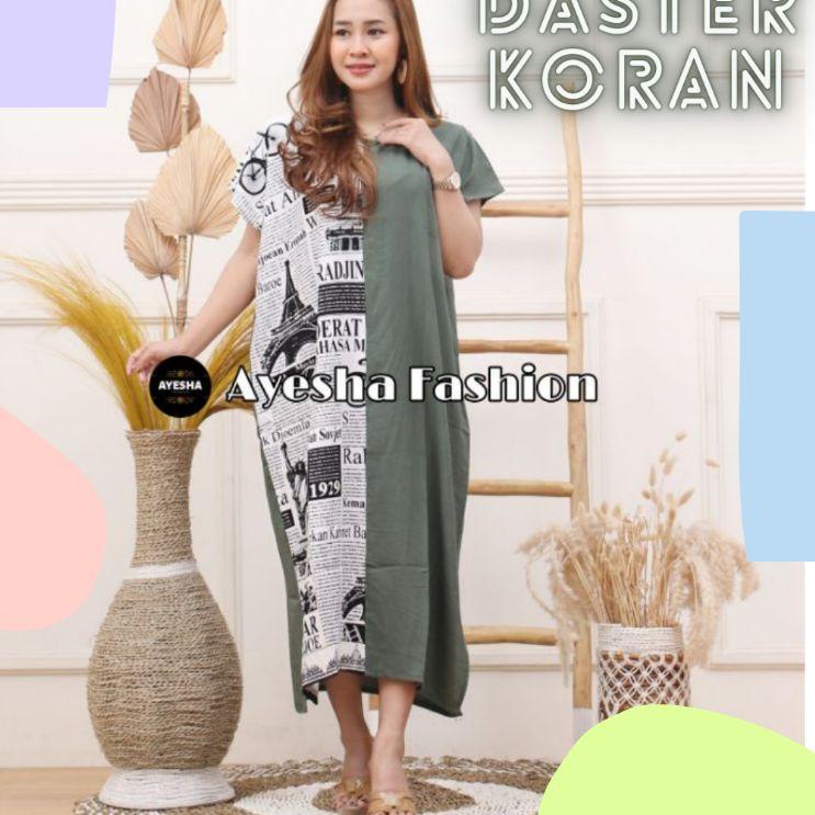 Daster Kekinian KORAN Jumbo Arab Busui ModelLowo Kelelawar Kalong Oblong Daster Katun Rayon Rumahan 