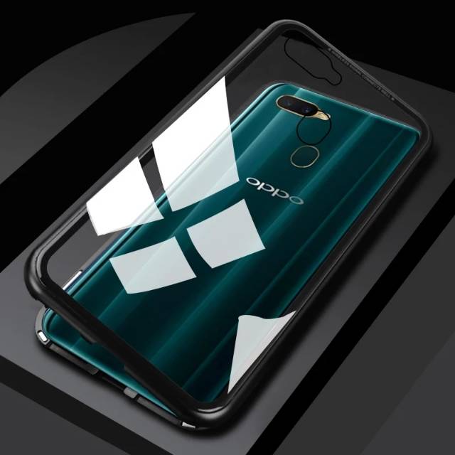 Flip Case Magnetic Oppo F11 Pro A7 A5s Realme X 3 2 Pro C2 C1 F9 A3s Cover Backcase Glass Original