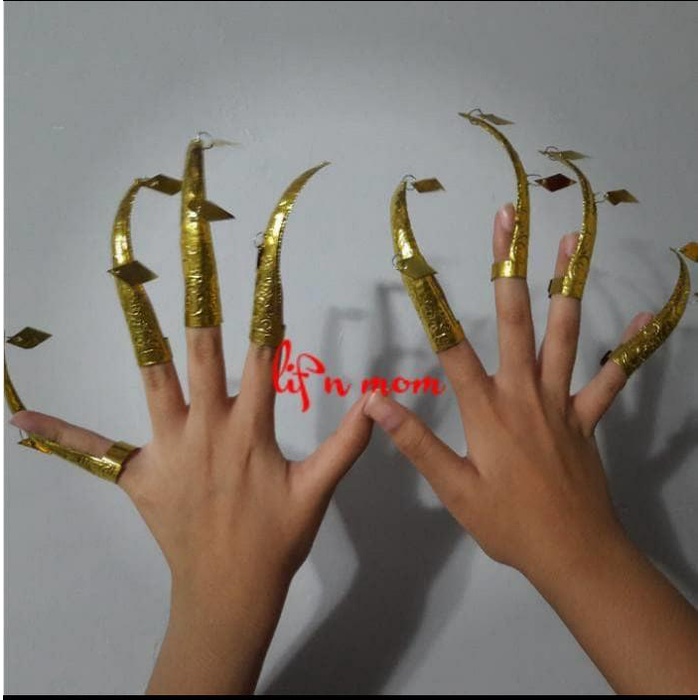 Adat Anak Perhiasan Tarian Kuku U/ Baju Adat Tradisional