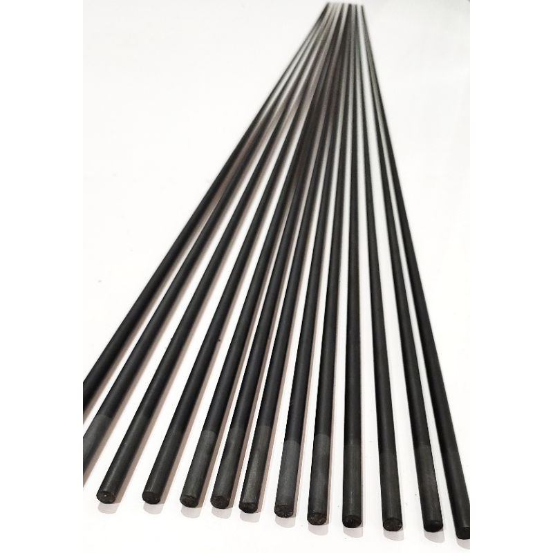 Stik Carbon Solid 100% Blank 120 cm NON SUTET, KAKU Ujung Joran Pancing