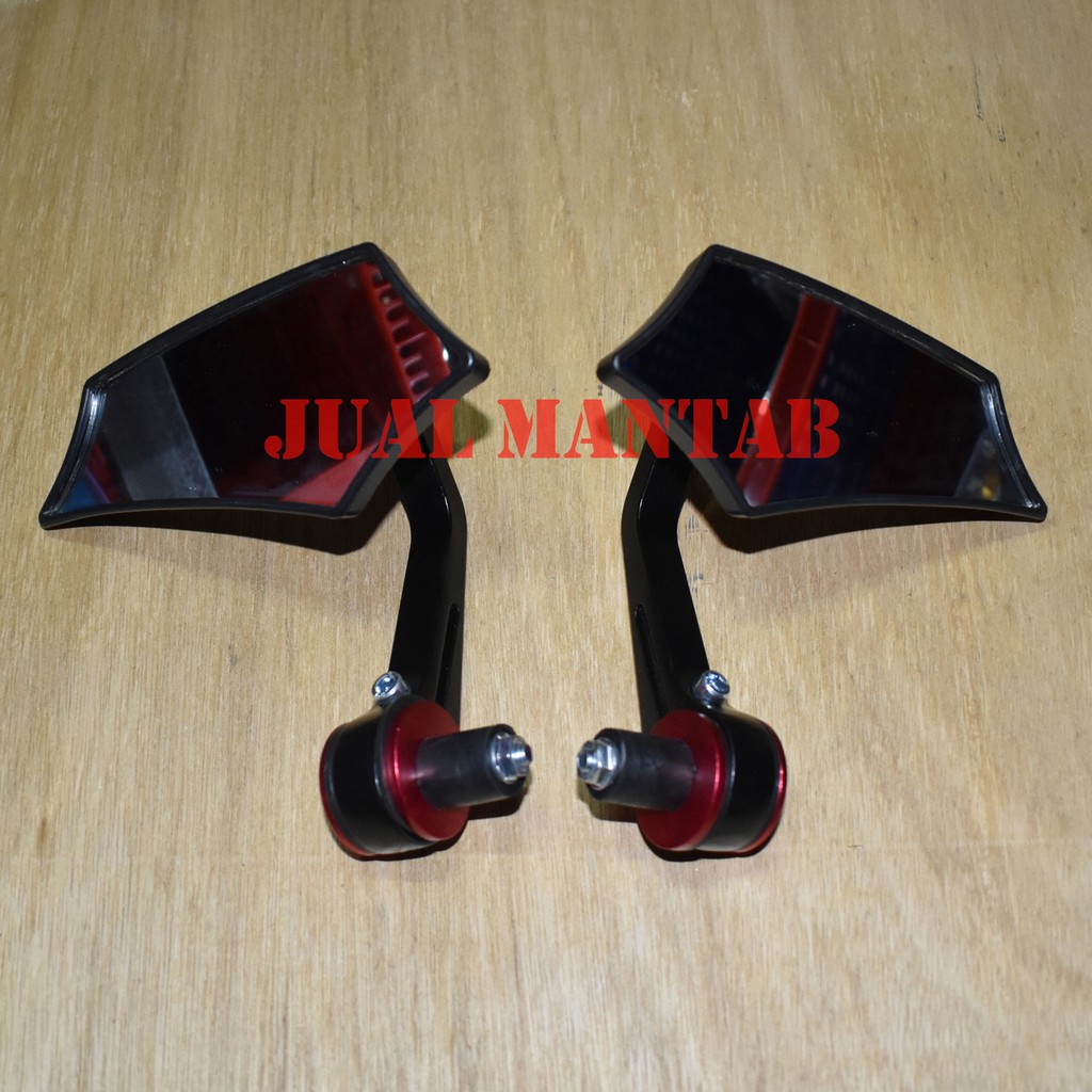 Spion Jalu Motor Motif Batman Plus Baut l Sparepart Variasi Spion Bawah Kaca Bening Dan Datar Dudukan Baut Universal Bisa Untuk Semua Motor Warna Merah Dan Emas Murah