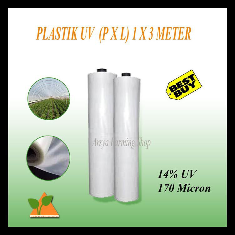 PLASTIK UV UNTUK ATAP GREEN HOUSE LEBAR 3 METER HARGA PER METER