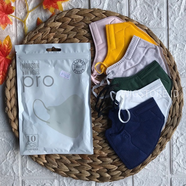 MOUSON MASKER KN95 PRO ISI 10PCS / MASKER KN95 / MASKER KN95 DEWASA / MOUSON KN95