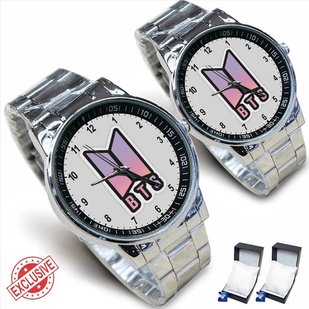 Jam Tangan Rantai Couple (BANGTAN BOYS) BTS 2 (Keren)