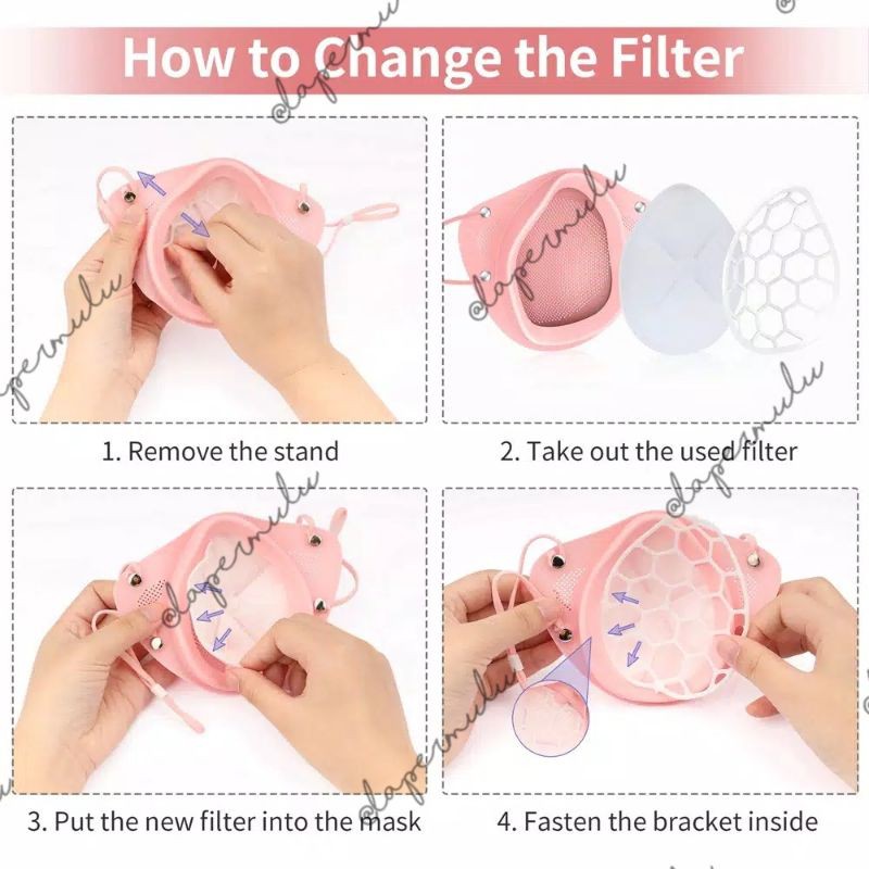 Masker silicone reusable N95 ADULT