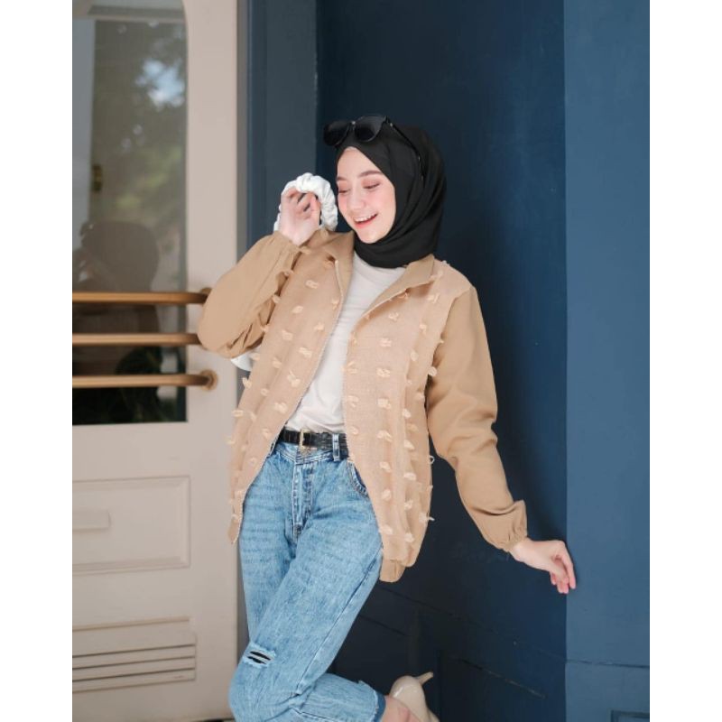 Ruby Jaket / JAKET/  pakaian wanita terbaru/ dress muslim, OUTER, ROMPI, CARDIGAN, KARDIGAN