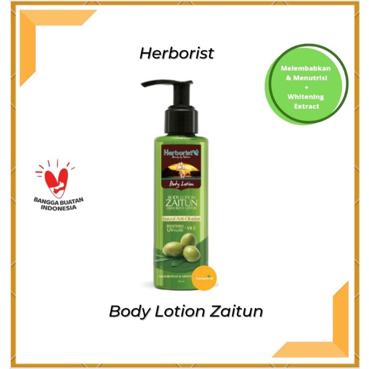 Jual Herborist Body Lotion Zaitun 145 ml Shopee Indonesia