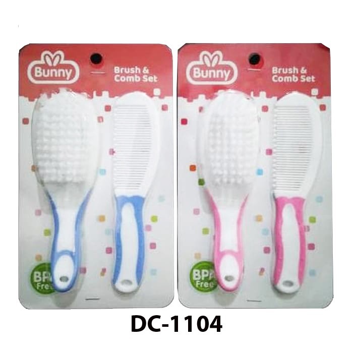 Sisir Bayi Lusty Bunny Sikat Bayi Comb. Brush Set