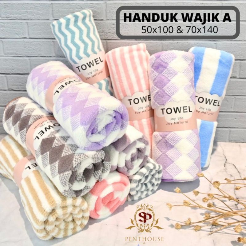 HANDUK MICROFIBER BAYI DEWASA TOWEL XIANJUZUAN || HANDUK MANDI BAYI || HANDUK DEWASA MICROFIBER