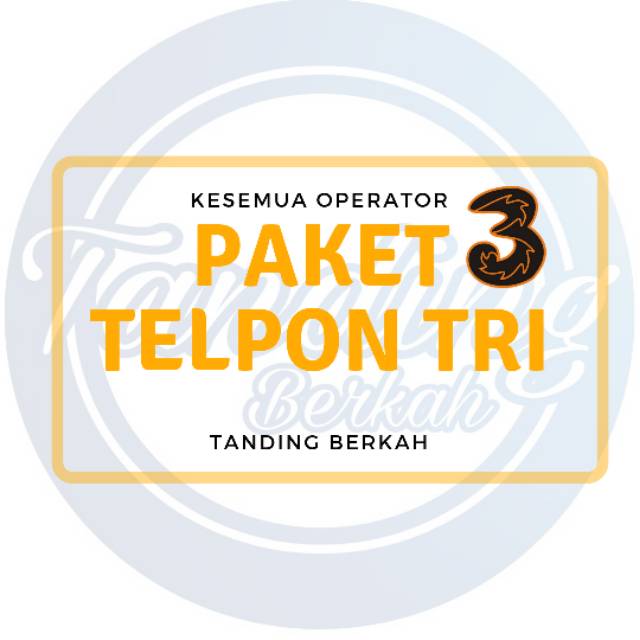 PAKET TELPON TRI KESEMUA OPERATOR 24JAM/30HARI.