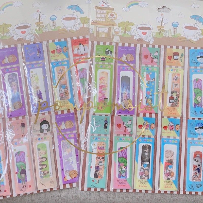 (5pcs) Hansaplast karakter || Plaster karakter Korea