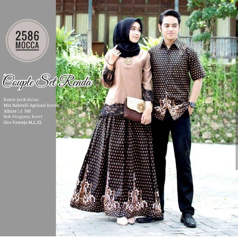 DRES BATIK ATASAN BATIK WANITA COUPLE BATIK DRESS BATIK
