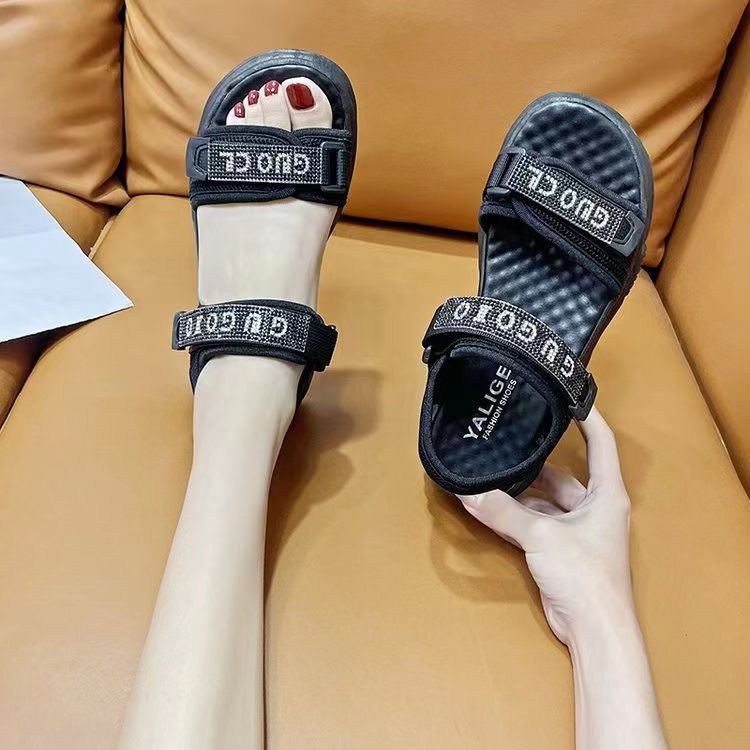 Free Box Sandal NS C522 Sandal Gunung Wedges Wanita Import Termurah Sepatu Wedges Wanita terlaris