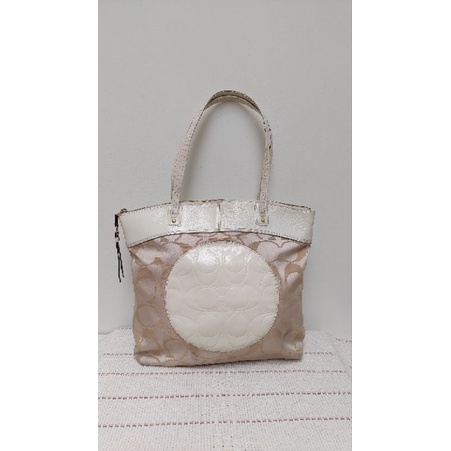 Coach Laura Signature Tote Bag