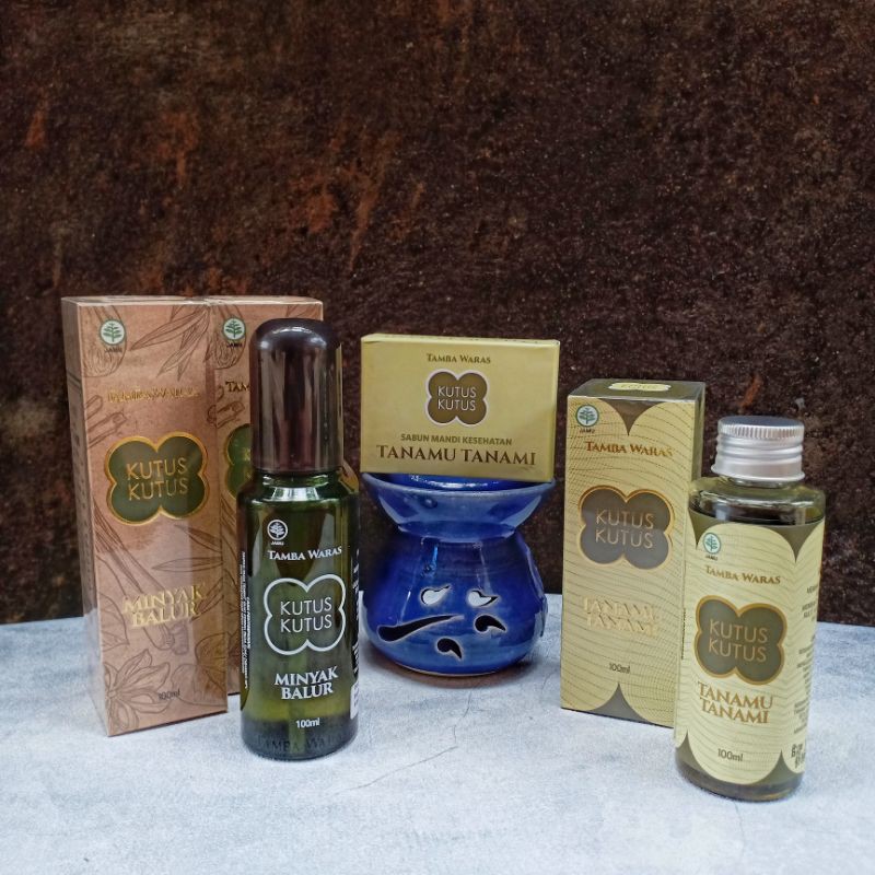 Minyak Kutus Kutus Herbal Organic 100 ml /  Minyak Kutus Kutus Bali / Kutus-Kutus Ori Bali