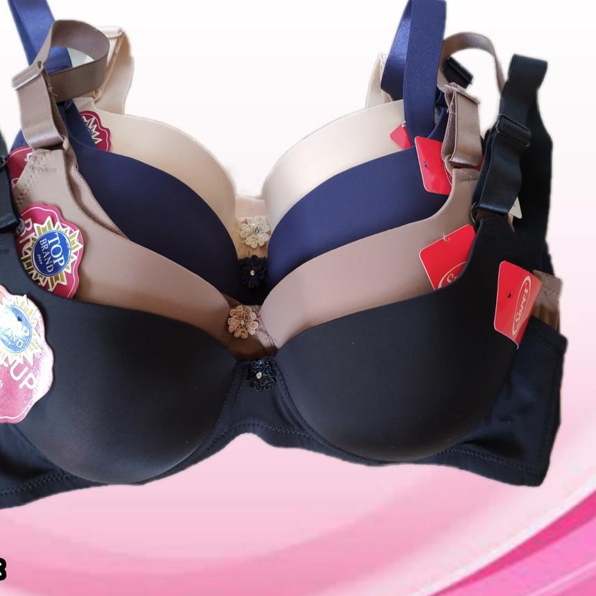 Ω K304 | BH BUSA ADA KAWAT CUP BESAR 36C - 42C | TIGA PENGAIT | BH SOREX 11188C ←