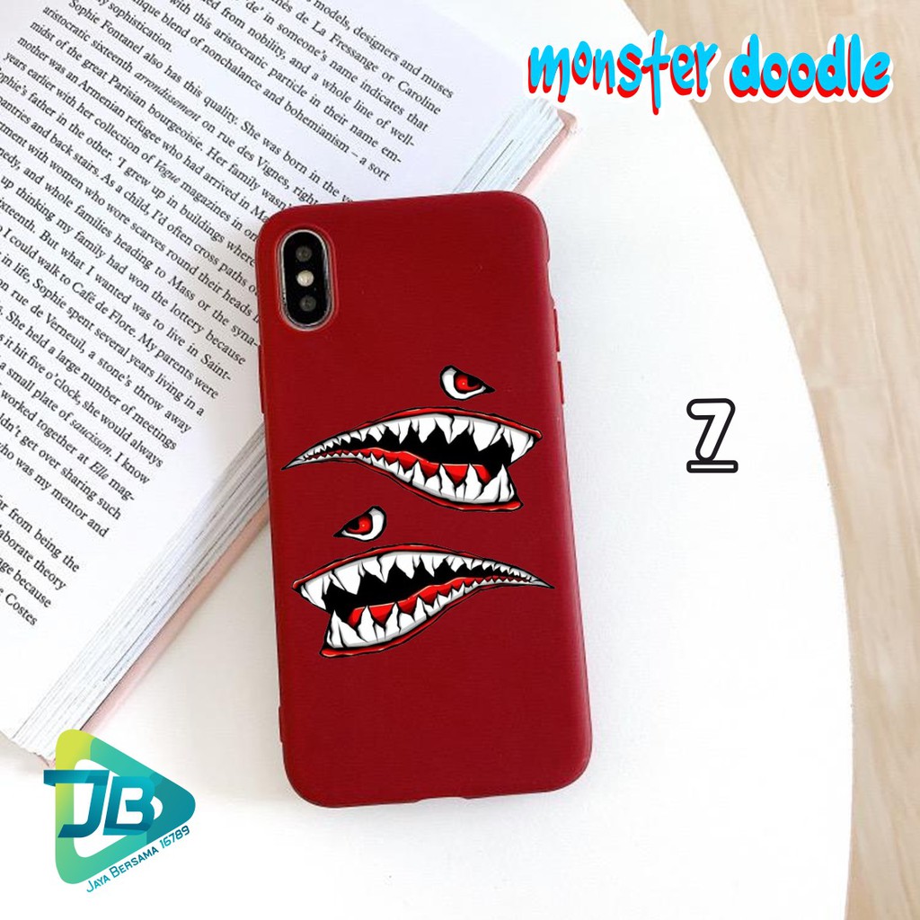 Softcase MONSTER DOODLE samsung A21s A01 M21 M30s A11 M11 A51 M40s JB4375