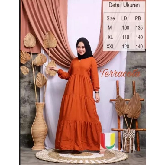 Home Dress Gamis Rayon Polos Terlaris Rayon Katun Super Premium