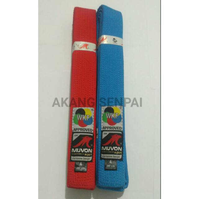 Sabuk Karate KATA Muvon - WKF APPROVED