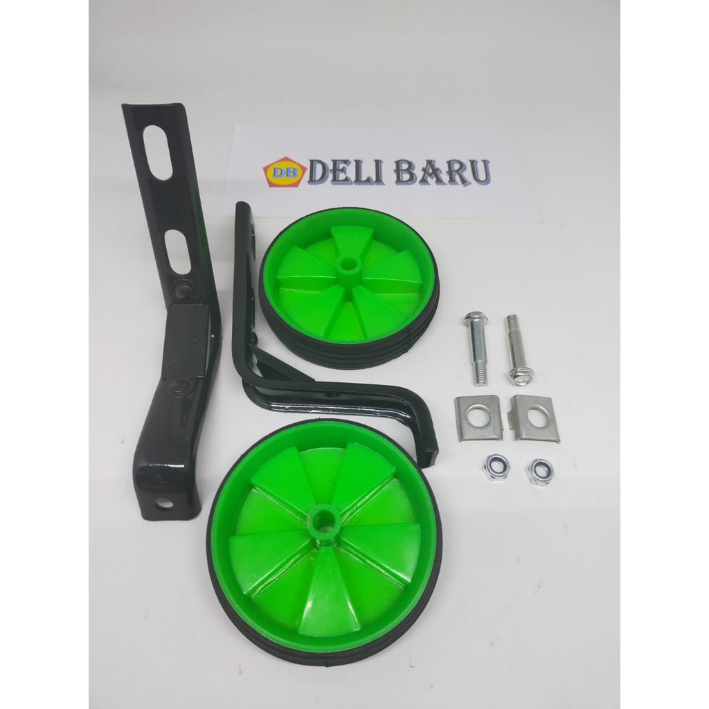 Roda samping roda bantu sepeda anak ukuran 12&quot; dan 16&quot; murah